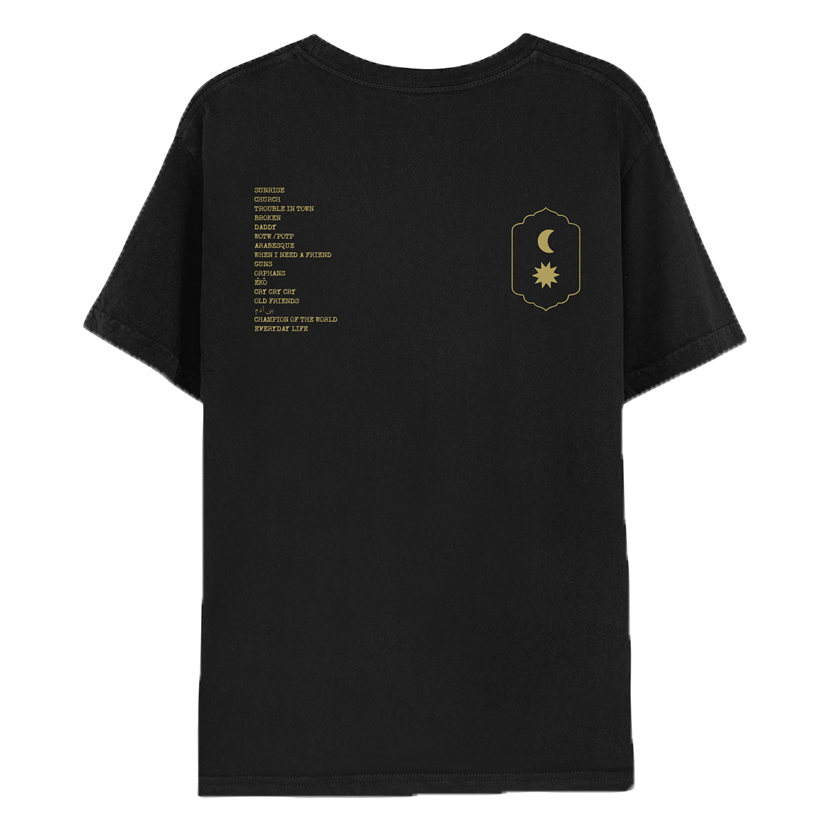 EVERYDAY LIFE TEE - BLACK