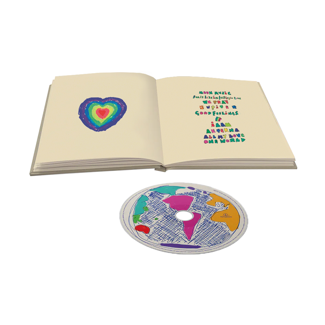 MOON MUSiC - NOTEBOOK EDITION CD – Coldplay AUS