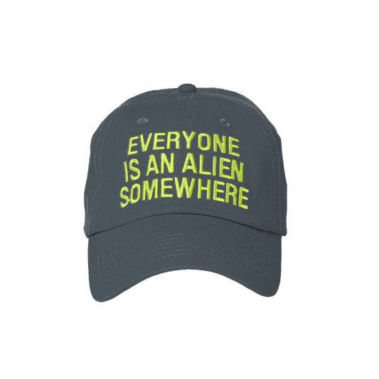 EVERYONE IS AN ALIEN SOMEWHERE GREY HAT